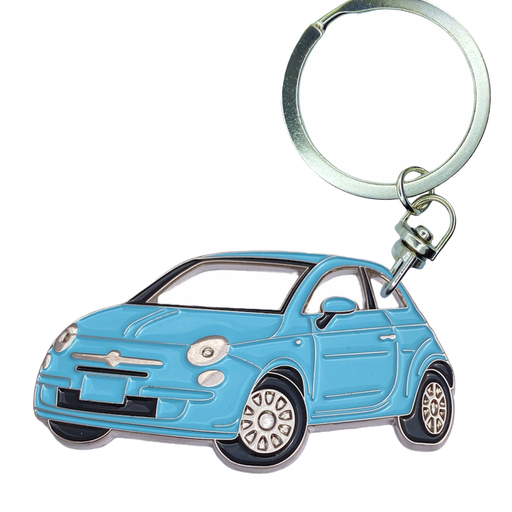Fiat 500 Suitable keychain key ring for Car Enthusiast Great Gift or Driver Present Many colors available