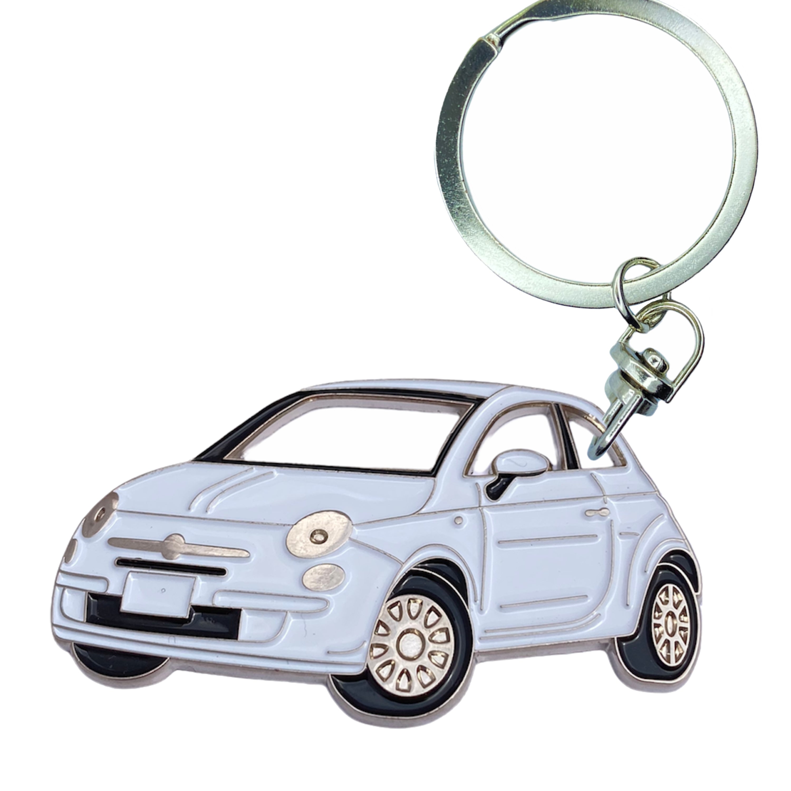 Fiat 500 Suitable keychain key ring for Car Enthusiast Great Gift or Driver Present Many colors available
