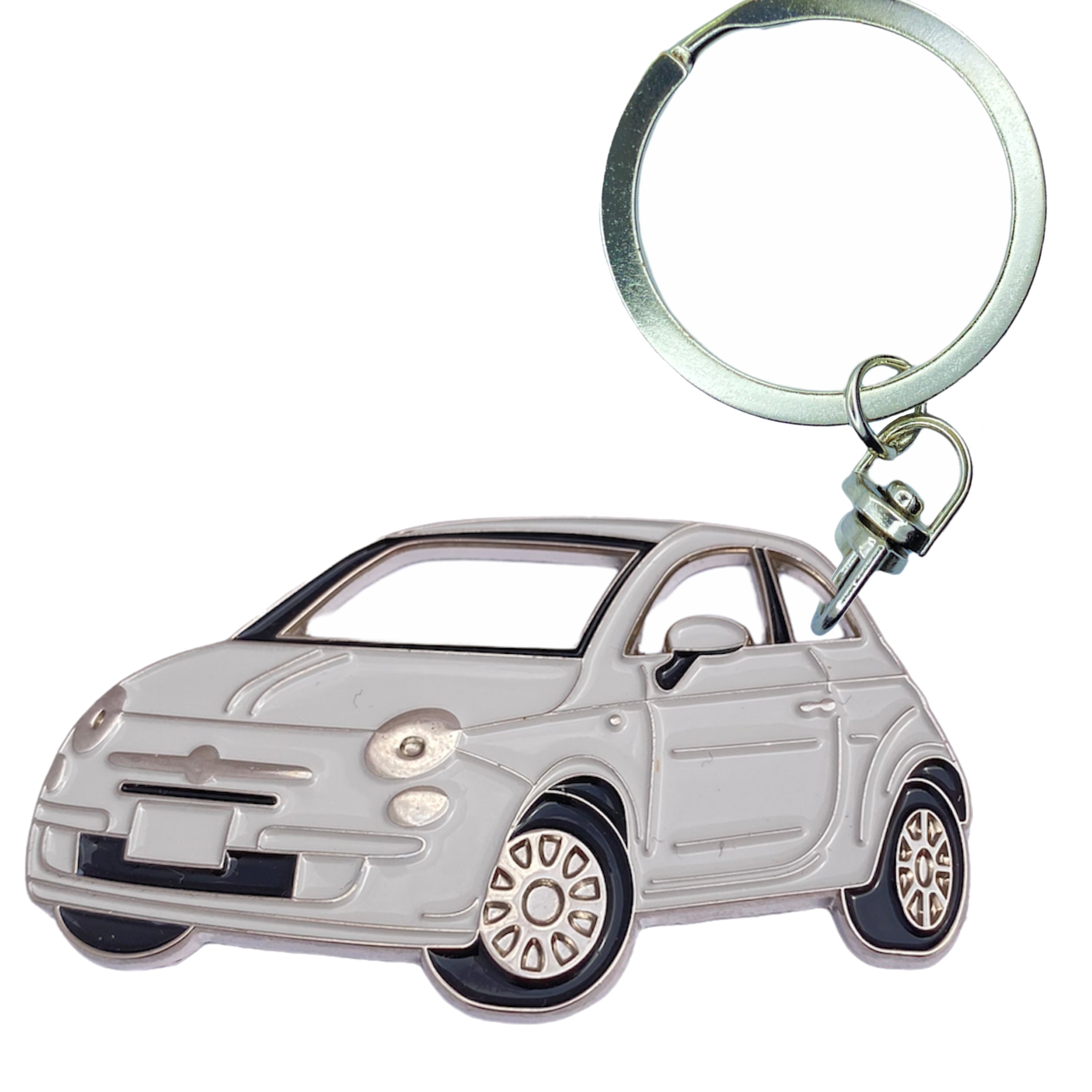 Fiat 500 Suitable keychain key ring for Car Enthusiast Great Gift or Driver Present Many colors available