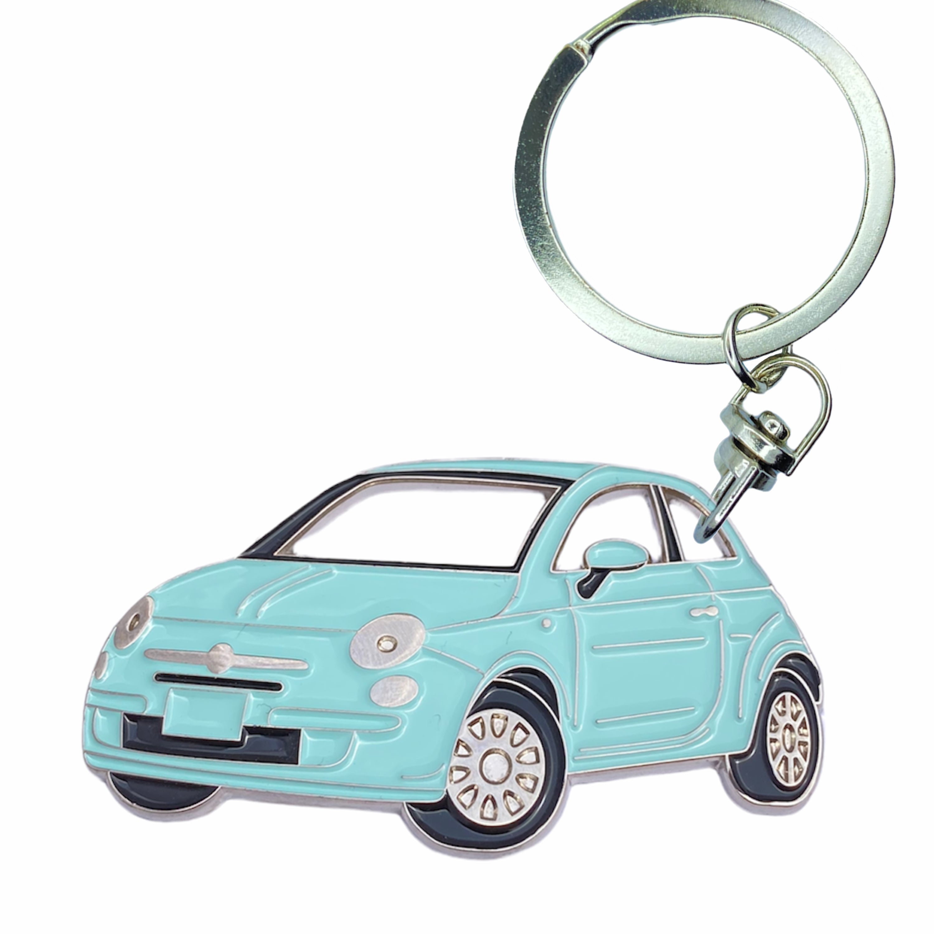 Fiat 500 Suitable keychain key ring for Car Enthusiast Great Gift or Driver Present Many colors available