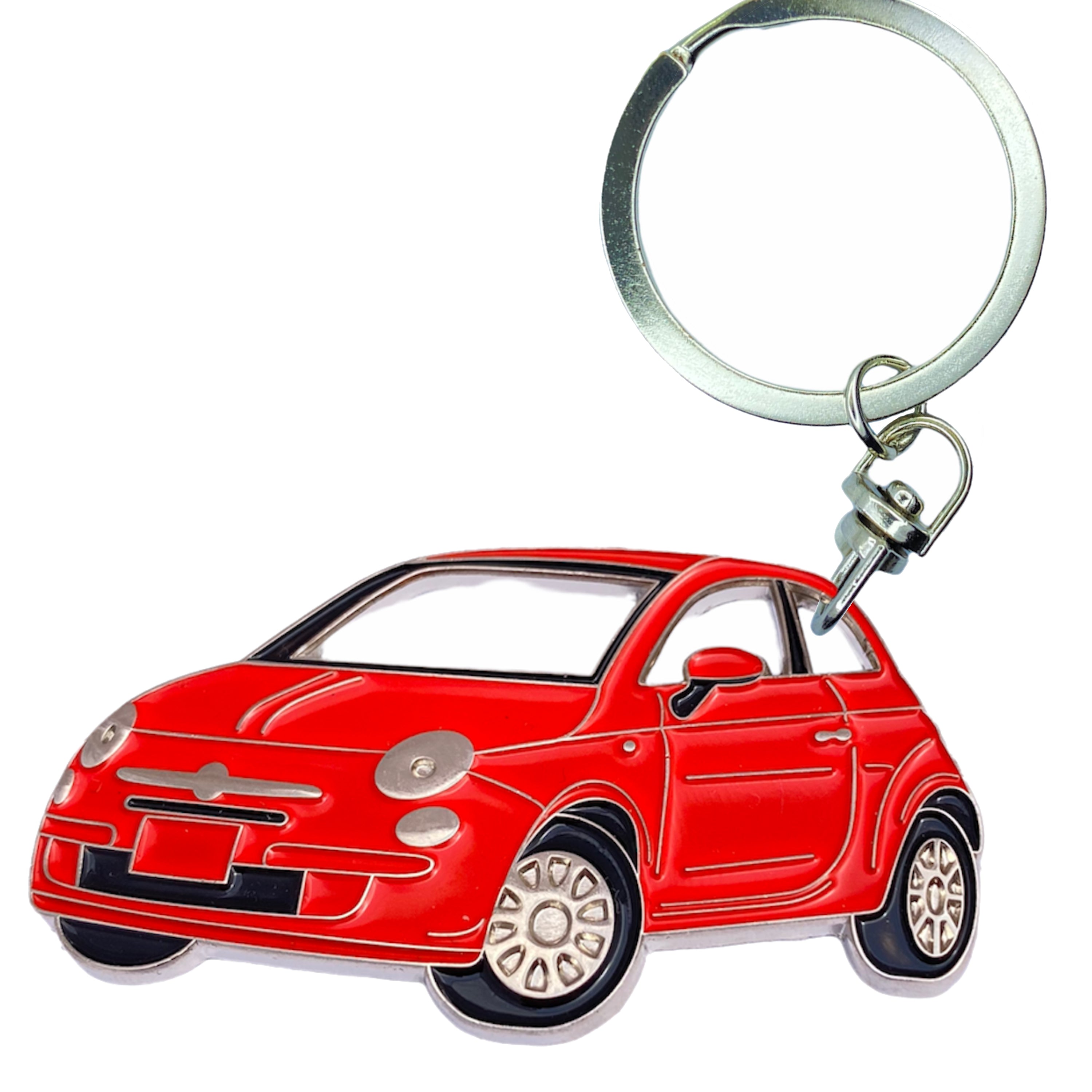 Fiat 500 Suitable keychain key ring for Car Enthusiast Great Gift or Driver Present Many colors available
